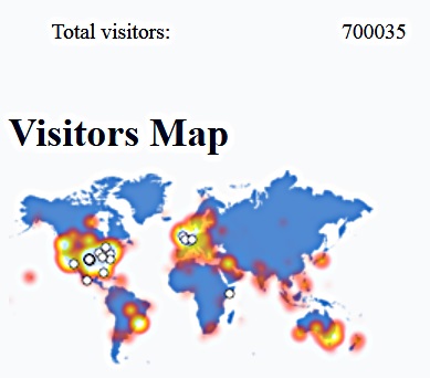 700,000 visitors display 4-6, 2015