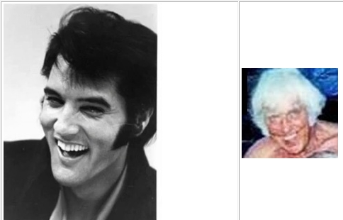 Jesse and Elvis comparison sample front page