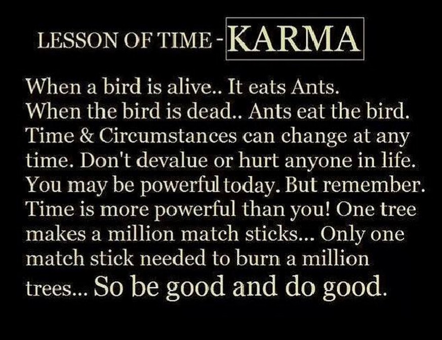 Lessons of Karma